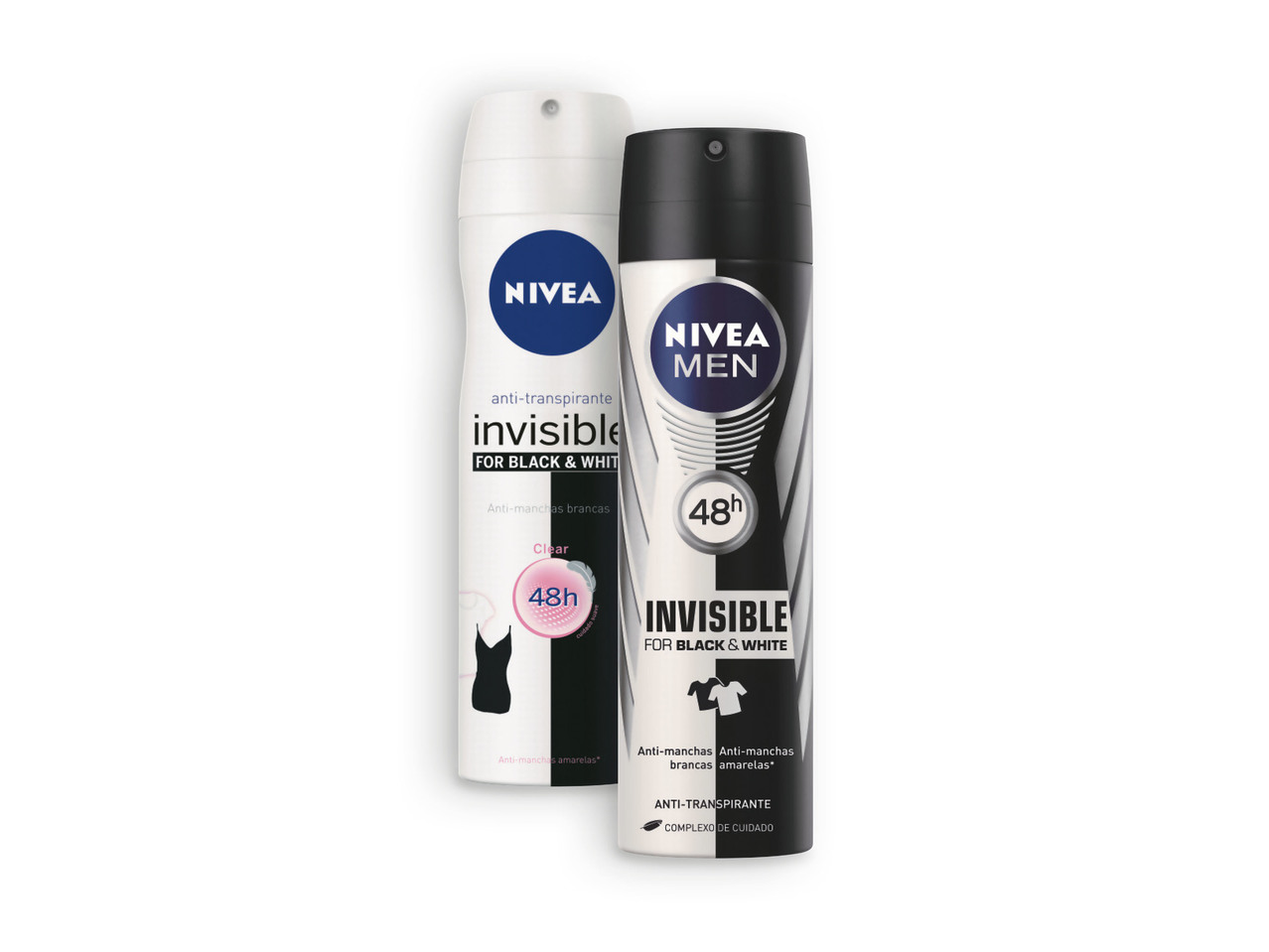 NIVEA(R) Deo Spray Invisible Black&White