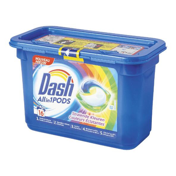 Capsules de lessive Dash, 16 pcs