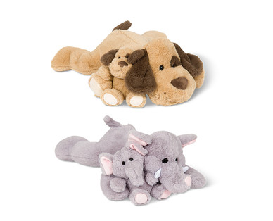 mommy and baby stuffed animals