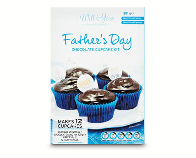 Father's Day Cupcake Kit 380g