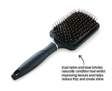 Hairbrush with Boar and Nylon Bristles