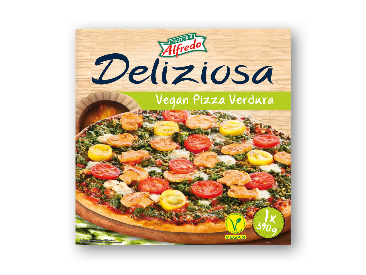 TRATTORIA ALFREDO Vegansk pizza
