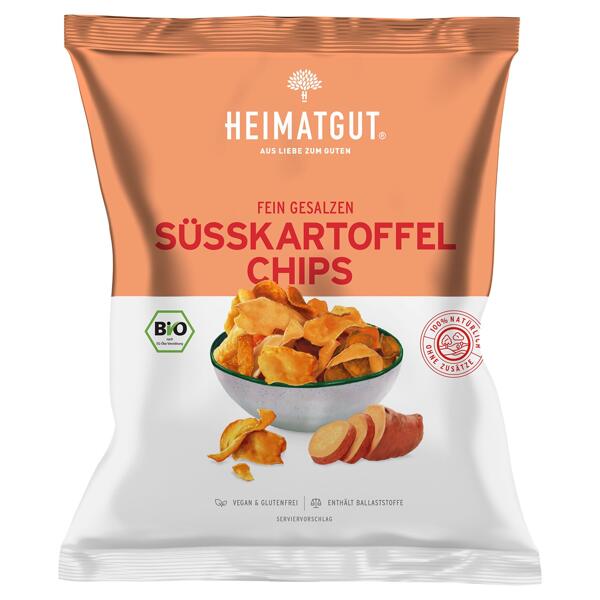 HEIMATGUT(R) Bio-Gemüse- oder -Süßkartoffel-Chips 100 g