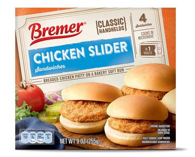 Bremer Breaded Chicken Sliders