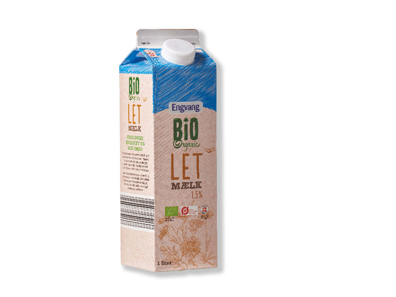 ENGVANG Økologisk letmælk
