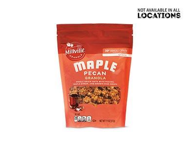 Millville Maple Pecan or Vanilla Almond Granola