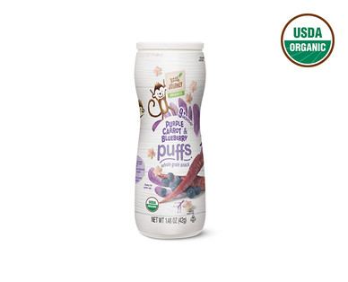 Little Journey Organic Purple Carrot and Blueberry Puffs
