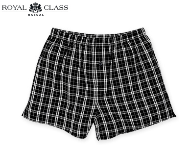 ROYAL CLASS CASUAL Flanell-Boxershorts, Bio-Baumwolle