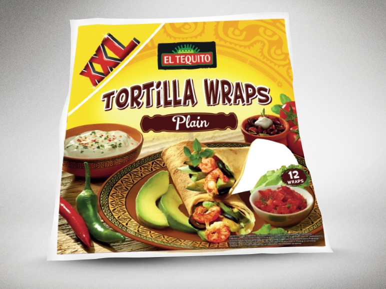 Tortilla Wraps, 740 g