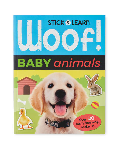 Animals Stick & Learn Workbook