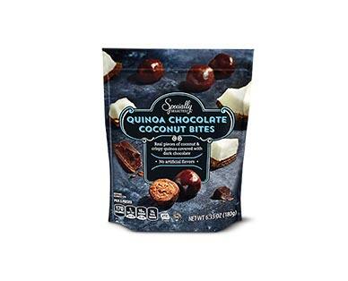 Specially Selected Hazelnut or Coconut Quinoa Chocolate Bites