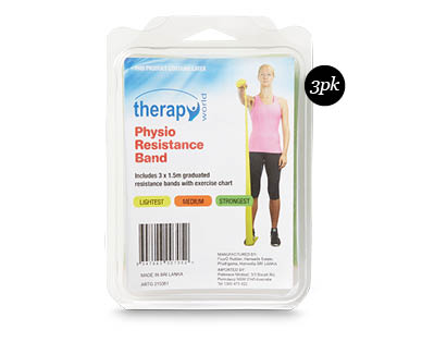 Physio Resistance Bands 3pk