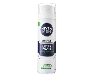 Nivea Men's Sensitive Shaving Gel or Foam 200ml