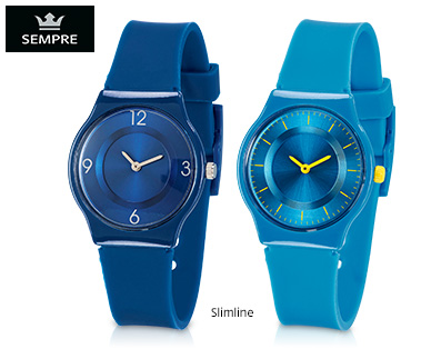 SEMPRE(R) Armbanduhr mit Silikonband