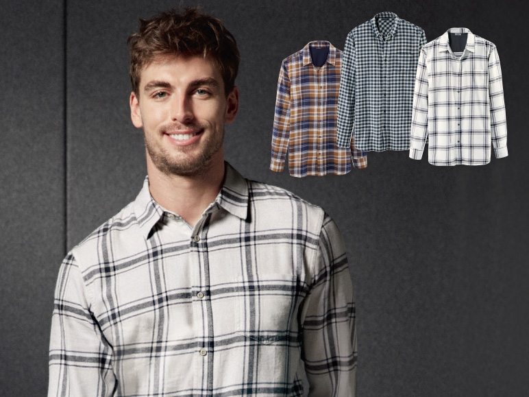 LIVERGY(R) Men's Flannel Shirt