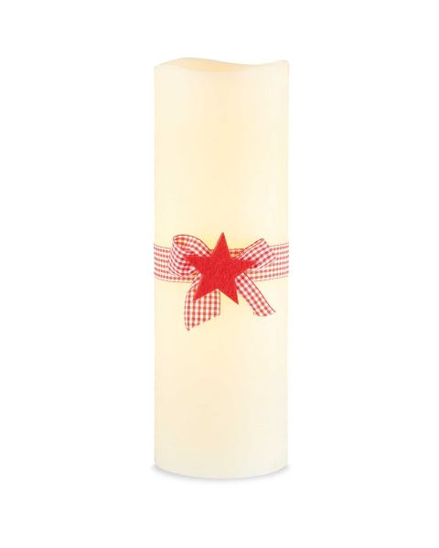 30cm LED Real Wax Star Candle