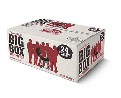 Big Box 1/4 lb. Beef Patties