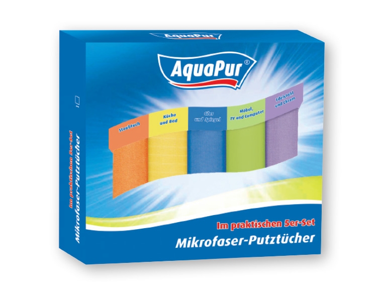 AQUAPUR Microfibre Cleaning Cloths