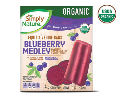 SimplyNature Organic Fruit & Veggie Bars