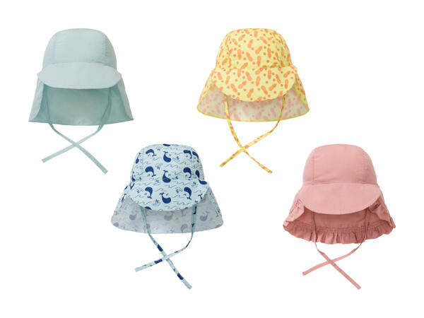 Cappellino per neonato con protezione UV