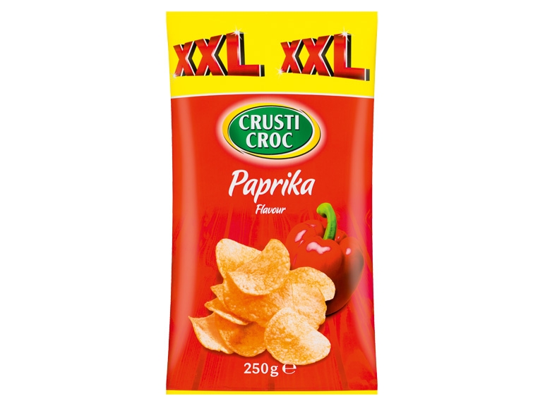 CRUSTI CROC Paprikachips 200 g + 50 g gratis