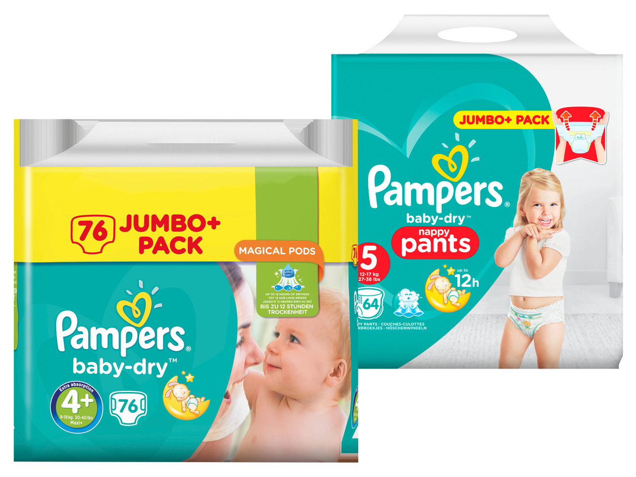 PAMPERS Baby-Dry Windeln/Pants