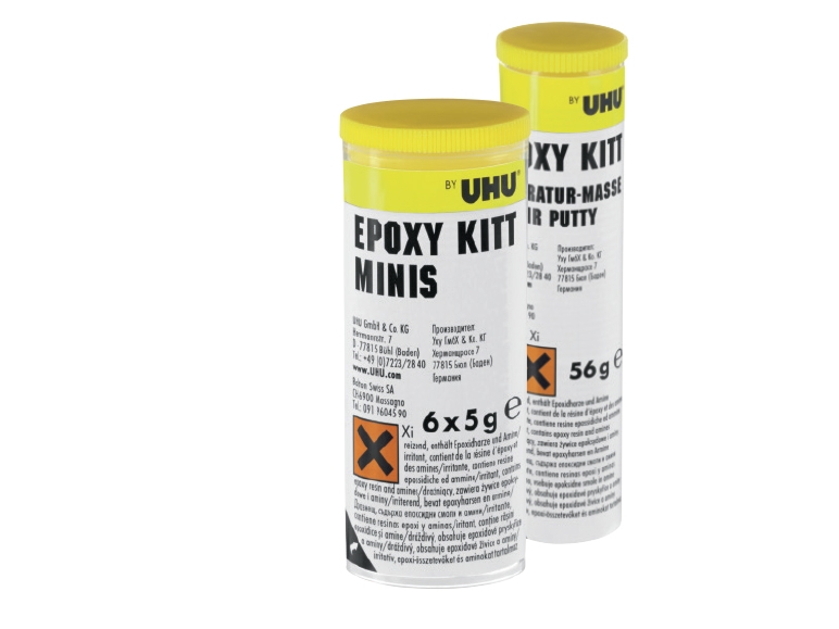 UHU Epoxy Repair Kit or Quick Epoxy Adhesive