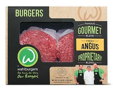 Wahlburgers 
 Gourmet Blend Angus Beef Burgers
