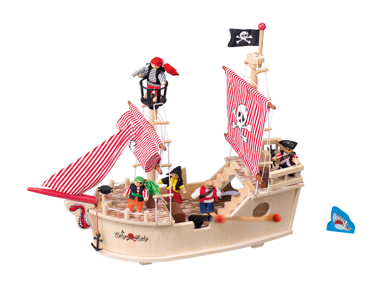 Playtive Junior Pirate Ship, Knight's Castle or Portable Farmhouse1
