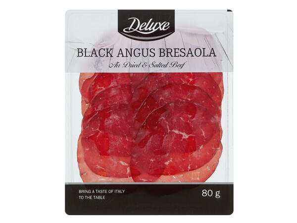 Bresaola black angus en tranches fines