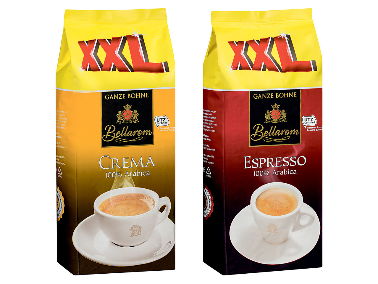 BELLAROM Kaffee Crema/Espresso 1000 g + 200 g gratis