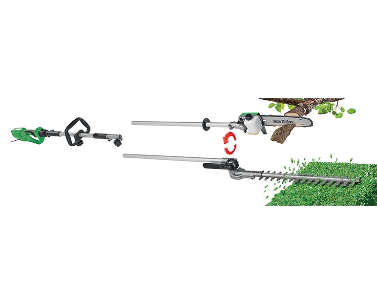 Florabest 2-in-1 Electric Long Reach Hedge Trimmer/Pruner