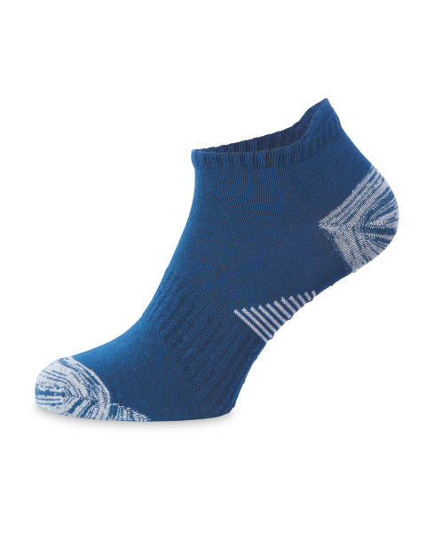 Crane Blue Yoga Socks