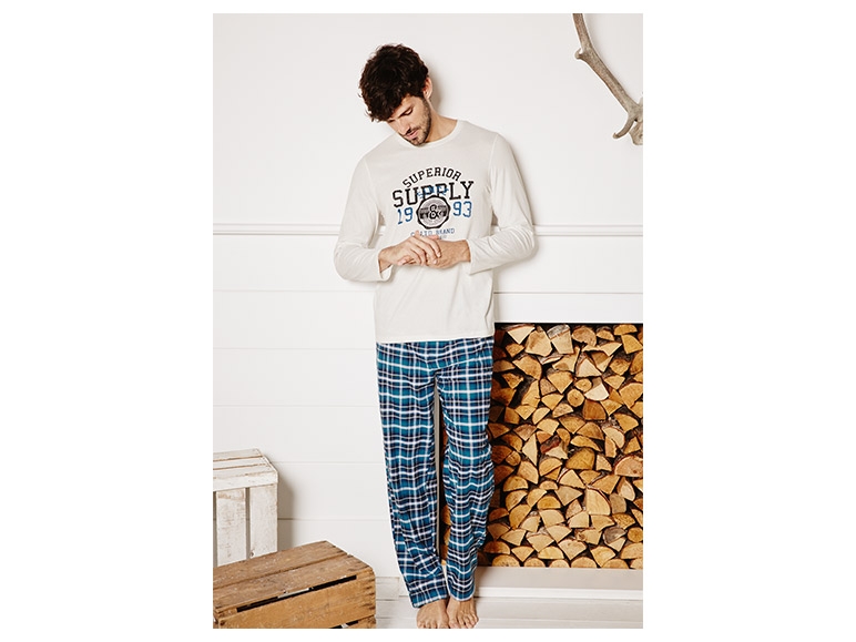 LIVERGY Men's Flannel Pyjama Bottoms