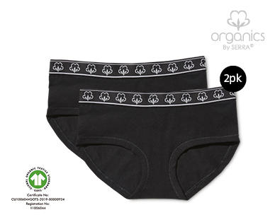 Women's Organic Cotton Underwear - Boyleg 2pk