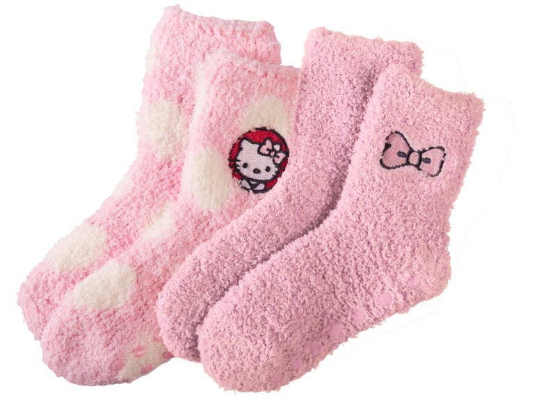 Girls' Plush Socks ''Hello Kitty''