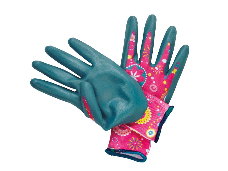 FLORABEST Nitrile Gardening Gloves