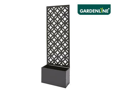 Garden Planter with Decorative Screen – Geometric Design