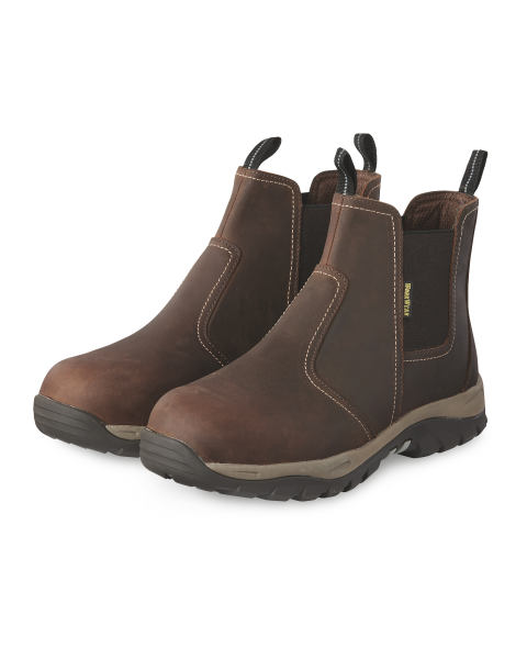 Brown Workwear Safety Dealer Boots