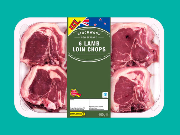 6 Lamb Loin Chops