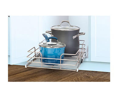 Easy Home Slide Out Cabinet Basket