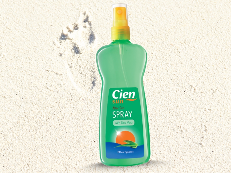 Spray după plajă, cu Aloe Vera