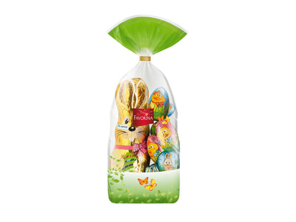 Easter Bag with Chocolate