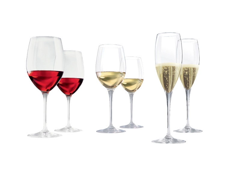 Ernesto Red/White Wine Glasses/Champagne Flutes