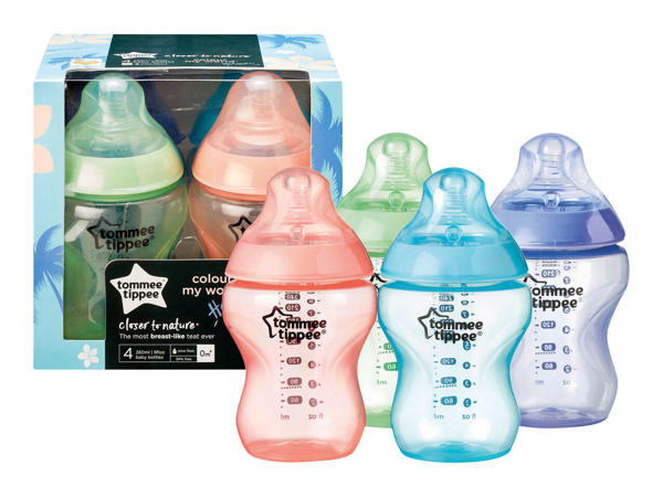 Tommee Tippee Coloured Closer to Nature Bottles