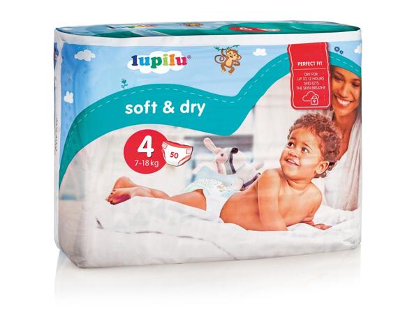 "Soft & Dry" Nappies, Size 4