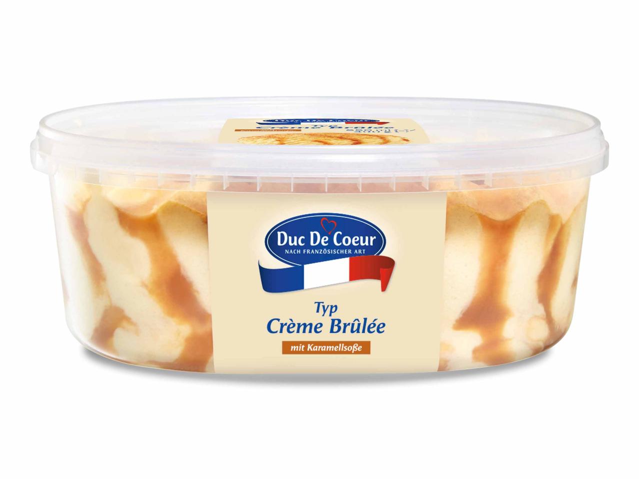 Glace Crème Brûlée