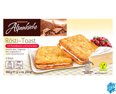 HERZHAFTE Alpenküche Rösti-Toast
