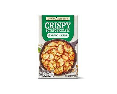 Chef's Cupboard Crispy Potato Skillet Garlic Herb or Parmesan