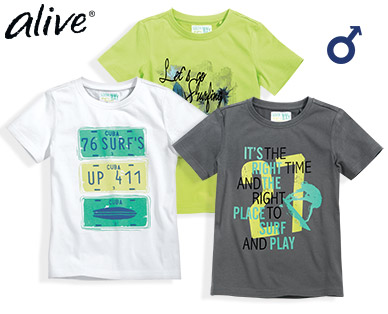 alive(R) T-Shirts, 3 Stück